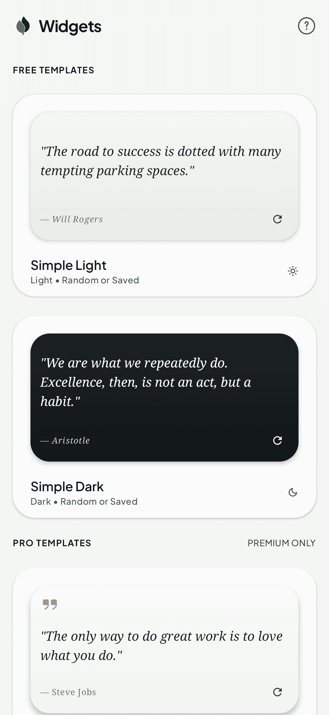 Eloquote screenshot 2